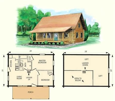 Simple Small Cabin Plans With Loft Free Gallery | Cabin Plans ...