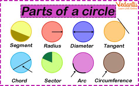 Parts Of A Circle Arc