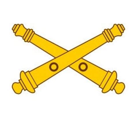 US Army Field Artillery Branch Insignia Vector Files Dxf Eps - Etsy