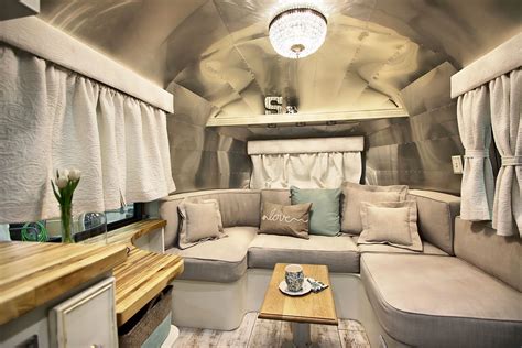 Shabby Chic Airstream | Airstream interior, Camper interior design, Airstream living