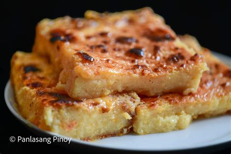 Cassava Cake Recipe Creamy and Cheesy Version - Panlasang Pinoy