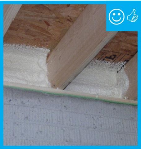 Right – Band is properly insulated and sealed | Building America Solution Center