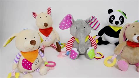 Soft Baby Plush Animal Toy With Baby Rattle Silicone Teething Toys - Buy Baby Teething Toys,Baby ...