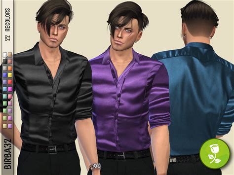 The Sims Resource - Silk shirt for man