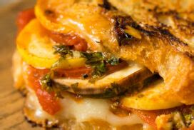 Ratatouille Grilled Cheese - Eats by the Beach