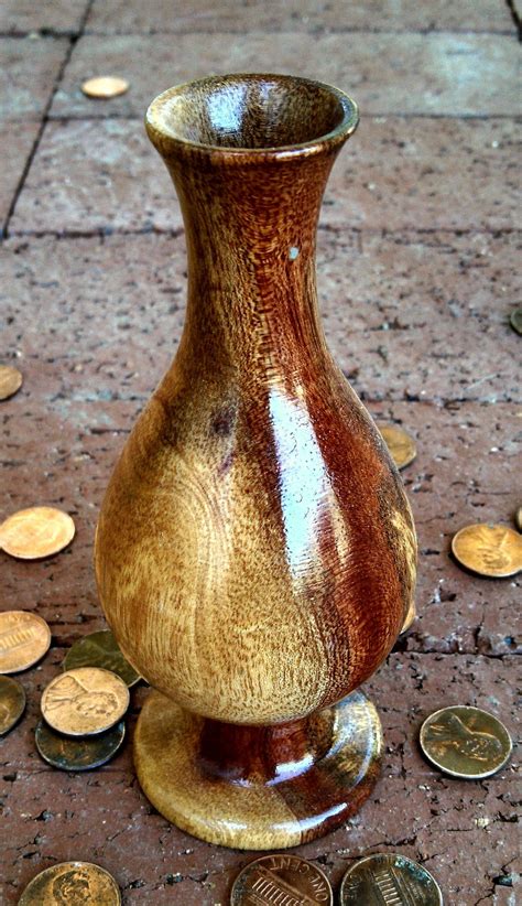 carob Turned Vase, Wood Turned Bowls, Wood Bowls, Turned Wood, Wood Turning Lathe, Wood Turning ...