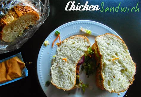 Chicken Sandwich-A leftover recipe