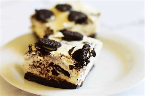 No-Bake Oreo Cheesecake Slice Recipe