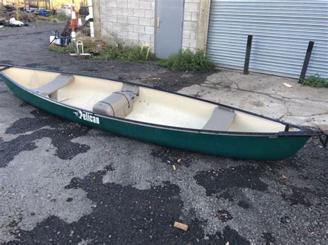 Used Pelican 15.5 Canadian Canoe In Green for sale from United Kingdom