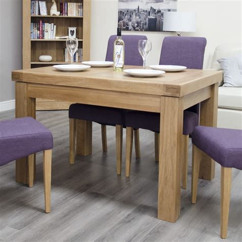 Bordeaux Oak Small Extending Dining Table - Only Oak Furniture