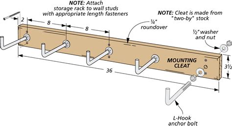 Anchor Bolt Storage Rack | Woodsmith