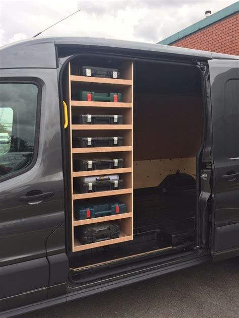 MERCEDES SPRINTER Sidedoor Drillbox Storage Van Racking Sytem Ply ...