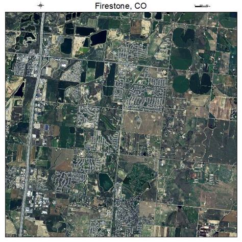 Aerial Photography Map of Firestone, CO Colorado