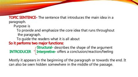 Paragraph length and structure