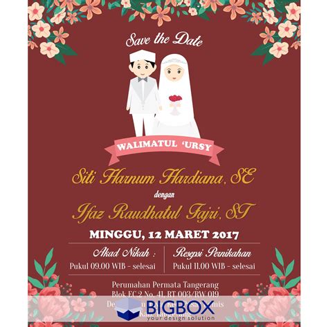 Nikkah Invitation Card Template Free