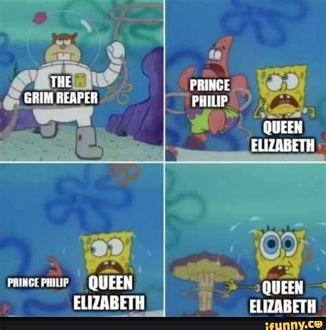 THE GRIM REAPER QUEEN ELIZABETH PRINGE PHILIP QUEEN ELIZABETH QUEEN ...