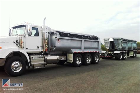 End Dump Trailers | K-Line Trailers | Design & Manufacturing | BC, Canada