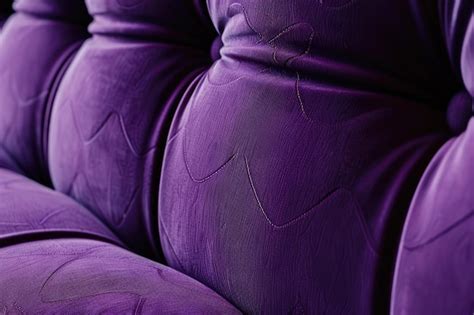 Premium Photo | Modern upholstery in deep purple for cozy luxury ...