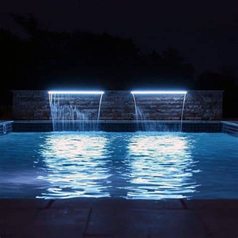 Top 60 Best Pool Lighting Ideas - Underwater LED Illumination