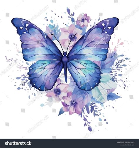 Blue Butterfly And Flower Background: Over 81,765 Royalty-Free ...