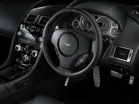 Wallpaper : Aston Martin, db9, 2010, black, salon, interior, steering wheel, speedometer ...