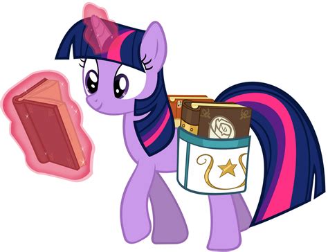 Twilight Sparkle (reading on the go) by DrFatalChunk on DeviantArt