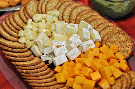 Cheese & Crackers platter are always great at parties! | Cheese and cracker tray, Cheese and ...