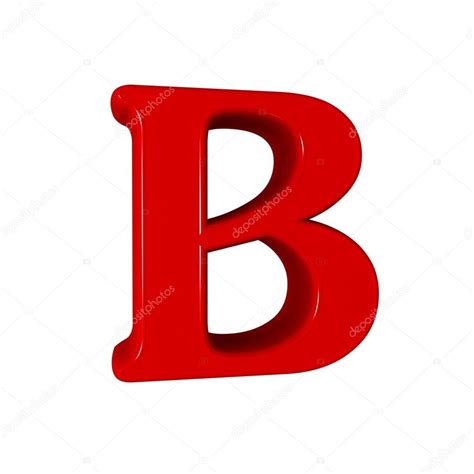 Single B alphabet letter Stock Photo by ©LovArt 66404751