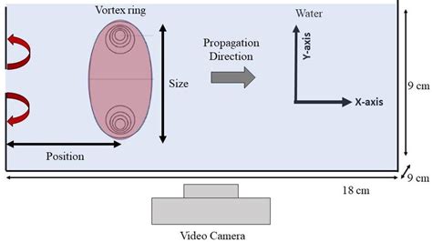 18: Schematic block of propagating vortex ring and quantity measured ...