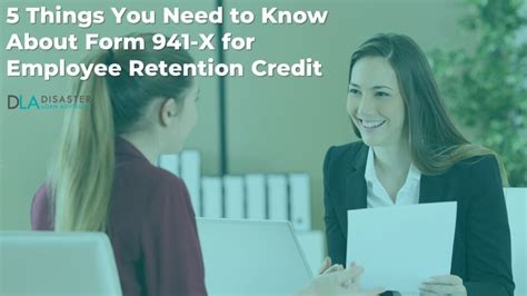 5 Things You Need to Know About Form 941-X for Employee Retention Credit (revised 2024 ...