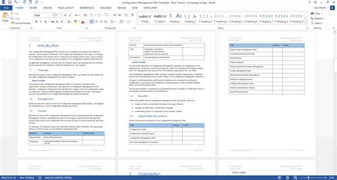 Configuration Management Plan Template (MS Word) – Templates, Forms ...