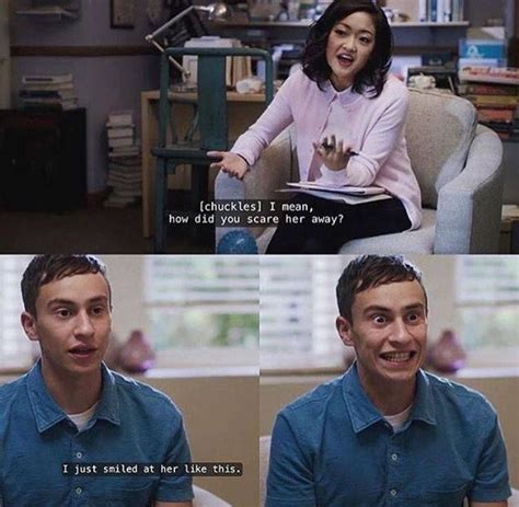 Pin by Agu Zepeda🌟 on atypical | Atypical, Tv show quotes, Creepy smile