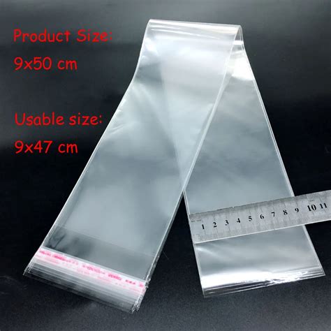 Storage Bags Clear Self Adhesive Seal Plastic Packaging Bag Resealable Cellophane OPP Poly Bags ...