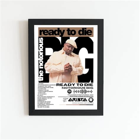 Ready to Die Album Cover Poster - Etsy