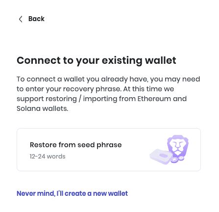 Import an existing wallet into Brave Wallet – Brave Help Center