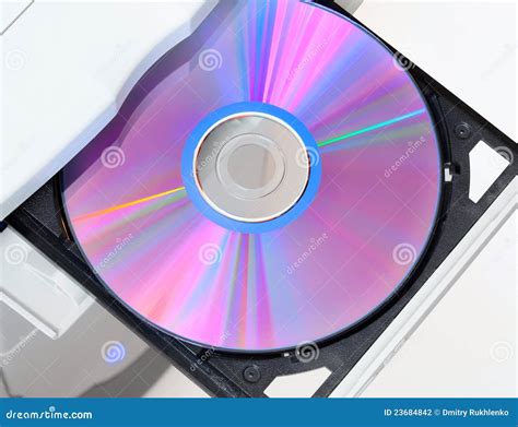 Dvd in open tray stock photo. Image of surface, reader - 23684842