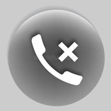 Hang Up Phone Icon Stock Illustrations – 189 Hang Up Phone Icon Stock ...