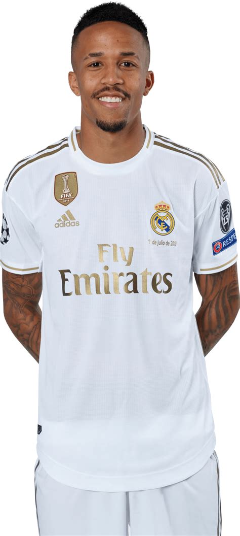 Éder Militão Real Madrid football render - FootyRenders