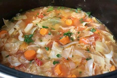 Chunky Cabbage and Carrot Soup | Audrey Dunham