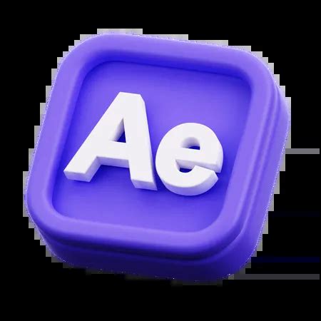 After Effects 3D Icon download in PNG, OBJ or Blend format