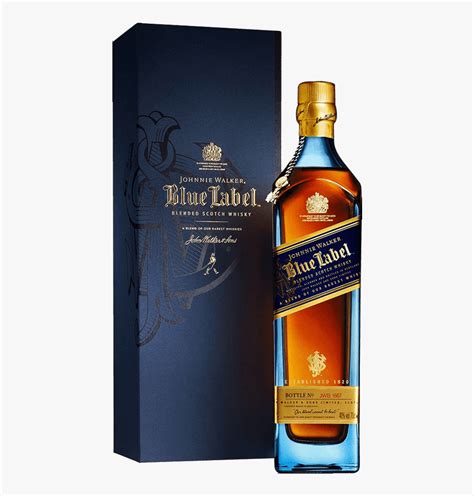 Blue Label Png - Johnnie Walker Blue Label 750ml, Transparent Png - kindpng