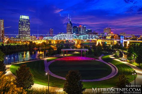 Nashville, Tennesee Skyline views - MetroScenes.com – City Skyline and ...