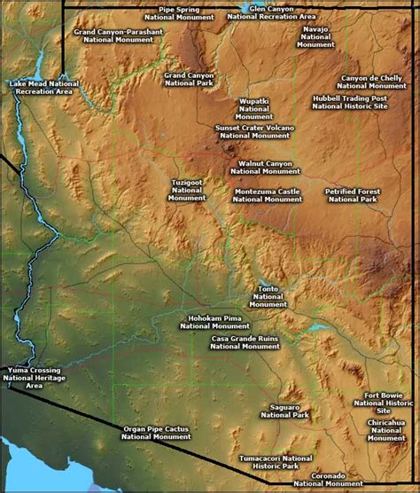 National Park Service Sites in Arizona