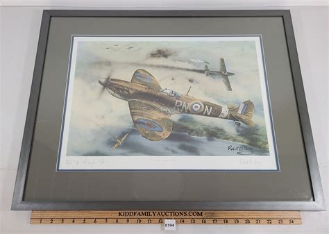 SPITFIRE DOG FIGHT NUMBERED PRINT - Kidd Family Auctions