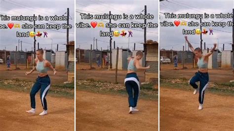 Mlungu Woman Nails Pantsula Dance Moves With Converse All Stars in ...