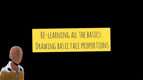 Re-learning drawing basics : Drawing basic face proportions (I am trying to improve my videos 📹 ...