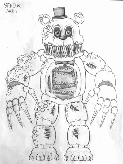 Fnaf Glamrock Freddy Coloring Pages - Glamrock Bonnie - FNaF 2020 by ...