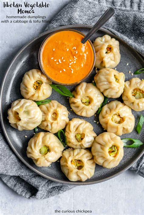 Tibetan Vegetable Momos with Spicy Sesame Tomato Chutney • The Curious Chickpea