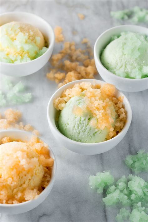 Melon Ice Cream and Granita – Honest Cooking