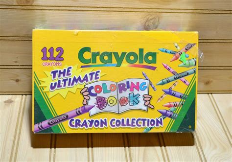 Vintage Crayola The Ultimate Crayon Collection School Pencil Box New in Shrink Wrap 1990s ...